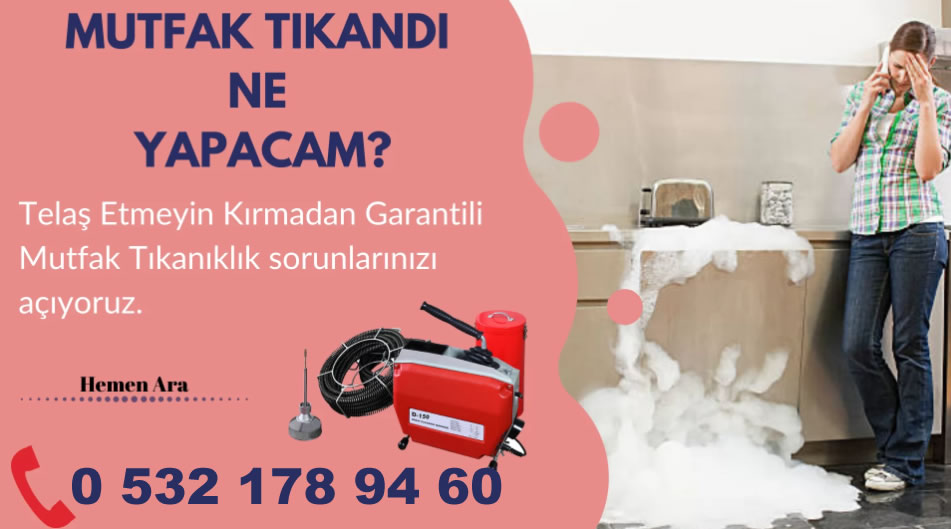 mutfak tıkanıklık açma